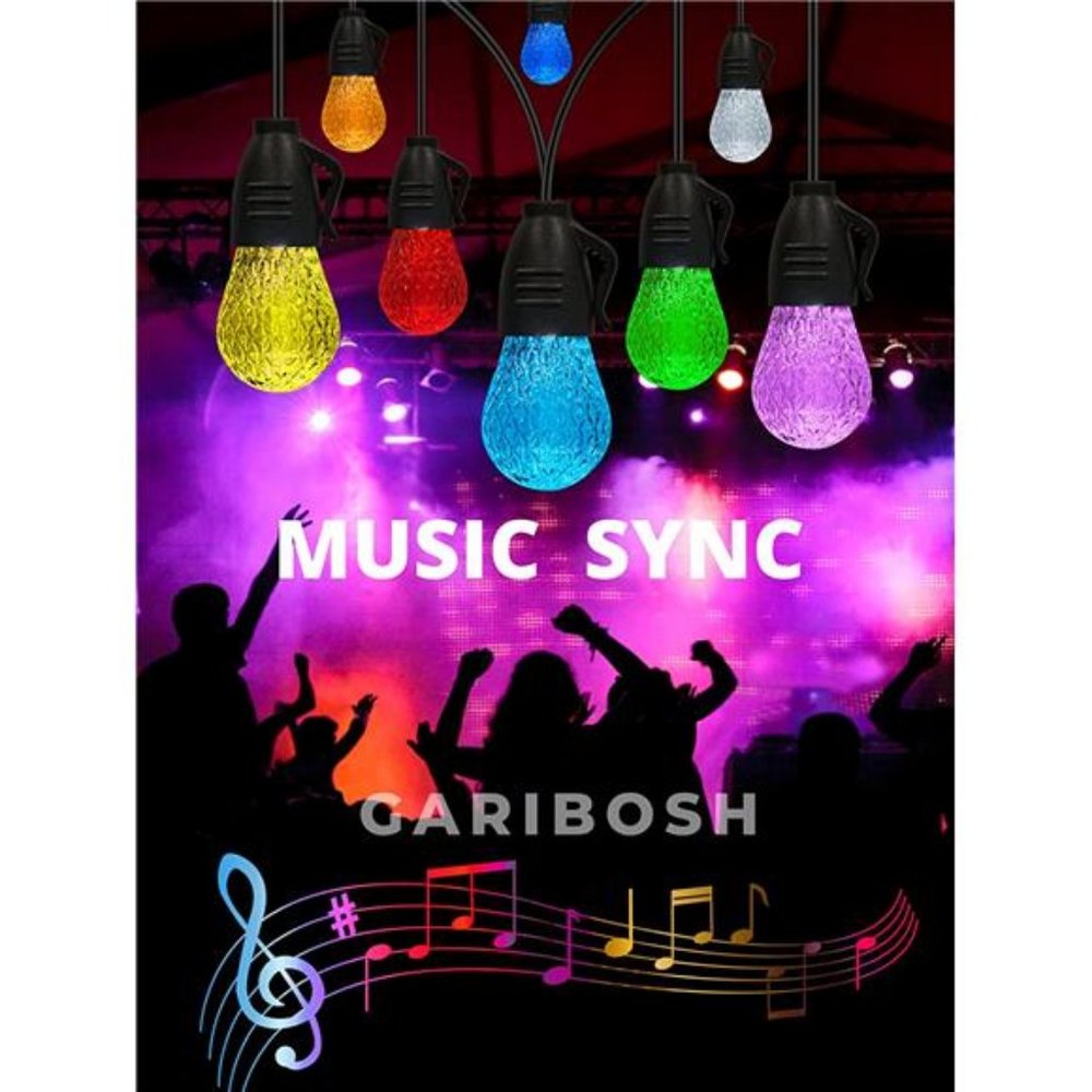 Outdoor String Lights 49ft, Led Lights, Patio Lights, String Lights
